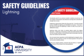 ACPA - Safety Guidelines: Lightning
